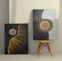 Wallity Conjunto de 2 Cuadros Decorativos sobre Lienzo 50 x 70 cm